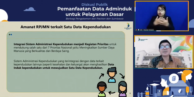 Menuju Satu Data Kependudukan, Simak Paparan Lengkap Bappenas