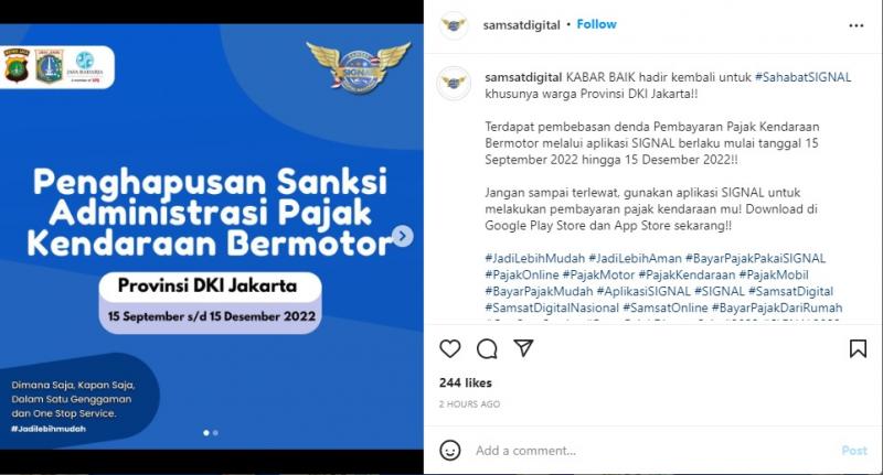 Serbu!, Pemutihan Denda PKB Di Jakarta Berlaku Mulai Besok