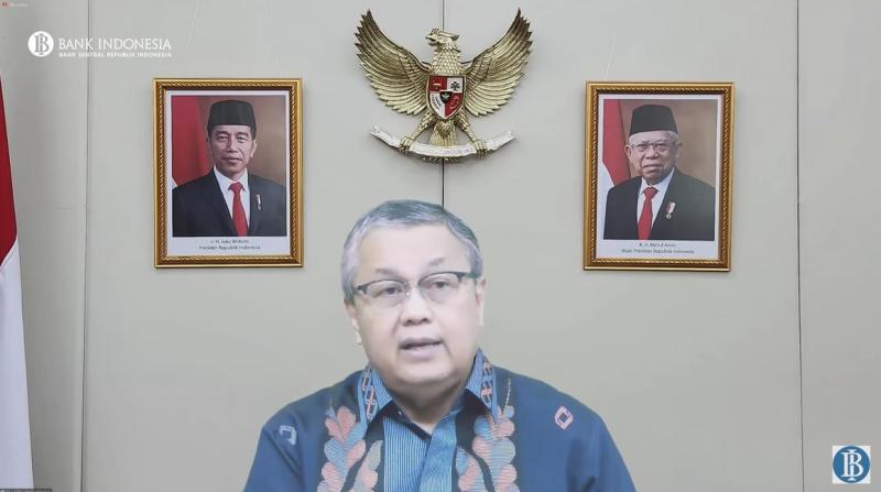 Gubernur Bank Indonesia, Perry Warjiyo (tangkapan layar)