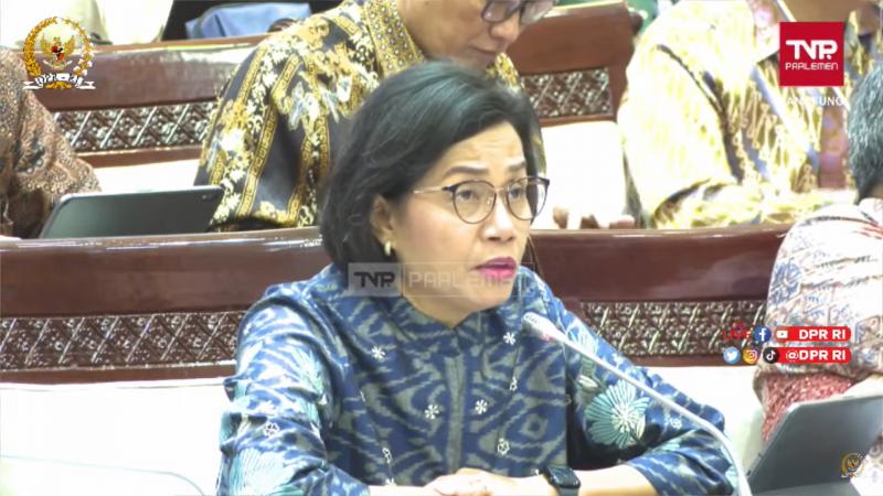 Menkeu Sri Mulyani (tangkapan layar)