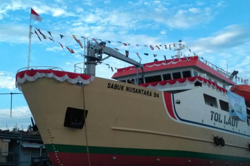 KM Sabuk Nusantara 94, kapal perintis ini diluncurkan pada 2018. Foto Hubla Kemenhub